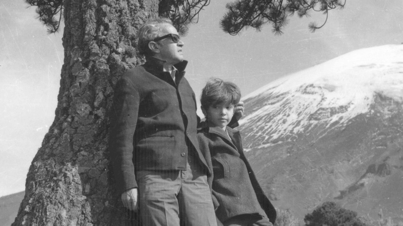Juan Carlos Rulfo con su padre Foto: lamedialuna